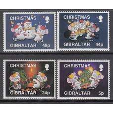 Gibraltar - Correo 1993 Yvert 688/91 ** Mnh Navidad