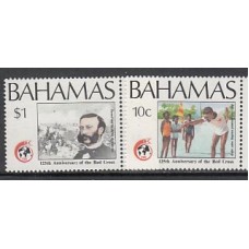 Bahamas - Correo 1989 Yvert 689/90 ** Mnh Cruz roja