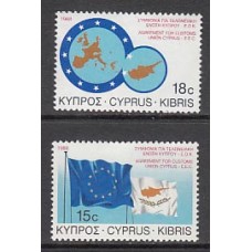 Chipre - Correo 1988 Yvert 689/90 ** Mnh