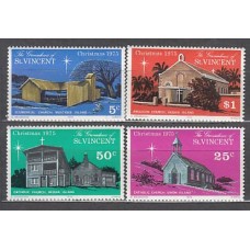 San Vicente-Grenadines - Correo Yvert 69/72 ** Mnh Navidad