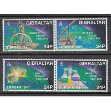 Gibraltar - Correo 1994 Yvert 692/5 ** Mnh Europa