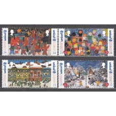 Guernsey - Correo 1995 Yvert 692/99 ** Mnh Navidad