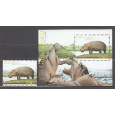 Guinea Bissau - Correo Yvert 692+H.88 ** Mnh  Fauna