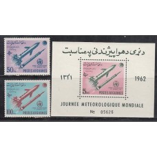 Afganistan Correo Yvert 693/4 + Hb 33 ** Mnh  Astro