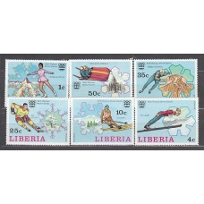 Liberia - Correo 1976 Yvert 697/702 ** Mnh  Olimpiadas de Insbruck