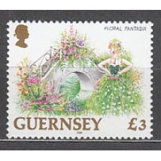 Guernsey - Correo 1996 Yvert 700 ** Mnh Flores