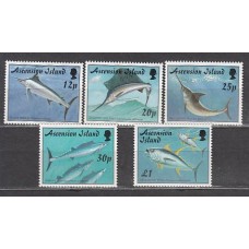 Ascension - Correo Yvert 701/5 ** Mnh  Fauna peces