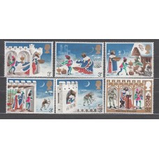 Gran Bretaña - Correo 1973 Yvert 702/7 ** Mnh Navidad