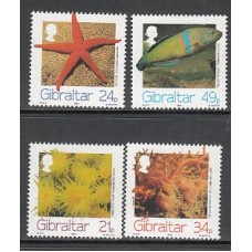 Gibraltar - Correo 1994 Yvert 704/7 ** Mnh Fauna marina