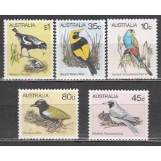 Australia - Correo 1980 Yvert 704/8 ** Mnh Fauna. Aves