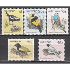 Australia - Correo 1980 Yvert 704/8 ** Mnh Fauna. Aves