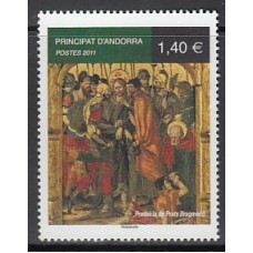 Andorra Francesa Correo 2011 Yvert 706 ** Mnh  Arte