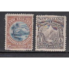 Nueva Zelanda - Correo 1898 Yvert 71/2 * Mh