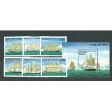 Benin - Correo Yvert 710AH/AN+Hb 29L ** Mnh  Barcos