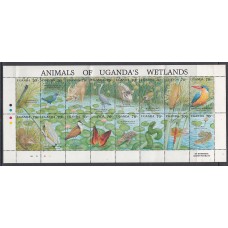 Uganda - Correo Yvert 713/28 ** Mnh  Fauna