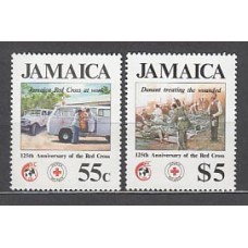 Jamaica - Correo Yvert 714/5 ** Mnh Cruz roja