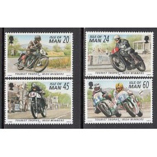 Man - Correo 1996 Yvert 714/7 ** Mnh Motos