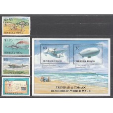 Trinidad y Tobago - Correo Yvert 716/9+H,45 ** Mnh  2º Guerra mundial