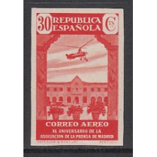 España Sueltos 1936 Edifil 718s ** Mnh Prensa aereo