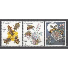 Somalia - Correo Yvert 719/21 ** Mnh  Fauna insectos