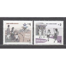 Nepal - Correo Yvert 720/1 ** Mnh