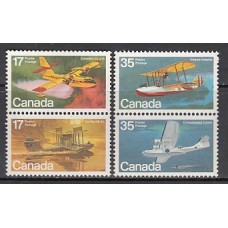 Canada - Correo 1980 Yvert 721/4 ** Mnh Aviones
