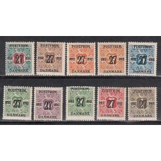 Dinamarca - Correo 1918 Yvert 95/104 ** Mnh