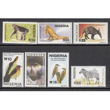 Nigeria - Correo Yvert 724/31 ** Mnh   Fauna