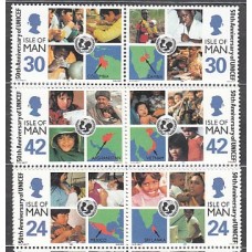 Man - Correo 1996 Yvert 726/31 ** Mnh UNICEF
