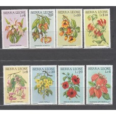 Sierra Leona - Correo Yvert 726/33 ** Mnh  Flores