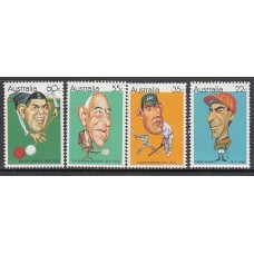 Australia - Correo 1981 Yvert 727/30 ** Mnh Deportes. Personajes