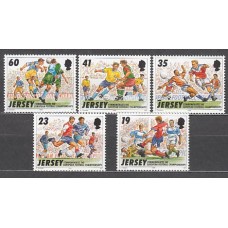 Jersey - Correo 1996 Yvert 728/32 ** Mnh Fauna fútbol