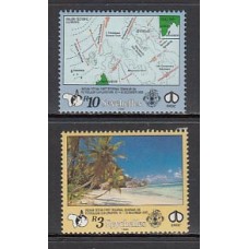 Seychelles - Correo Yvert 729/30 ** Mnh