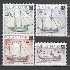 Falkland - Correo Yvert 729/32 ** Mnh Barcos