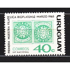 Uruguay - Correo 1965 Yvert 729 ** Mnh Exposición Filatelica