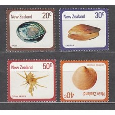 Nueva Zelanda - Correo 1978 Yvert 730/3 ** Mnh Fauna Marina. Conchas