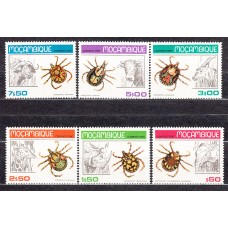 Mozambique - Correo Yvert 731/6 ** Mnh   Fauna insectos