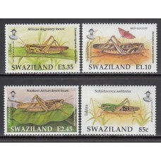 Swaziland - Correo Yvert 732/5 ** Mnh  Fauna insectos