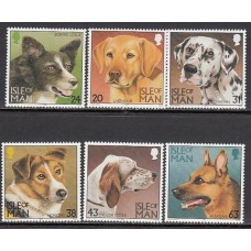 Man - Correo 1996 Yvert 732/7 ** Mnh Fauna perros