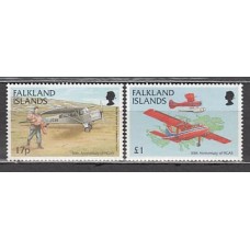 Falkland - Correo Yvert 733/4 ** Mnh Avión