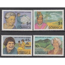 Dominica - Correo 1982 Yvert 733/6 ** Mnh Mujeres célebres