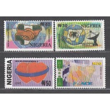 Nigeria - Correo Yvert 733/6 ** Mnh
