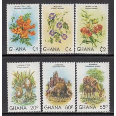 Ghana - Correo 1981 Yvert 734/9 ** Mnh  Fauna y flora