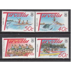 Tuvalu - Correo Yvert 736/9 ** Mnh Navidad