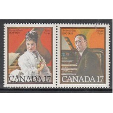 Canada - Correo 1980 Yvert 739/40 ** Mnh Música