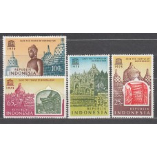 Indonesia - Correo 1975 Yvert 739/42 ** Mnh  UNESCO