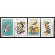 Barbuda - Correo Yvert 741/4 ** Mnh Fauna aves