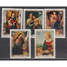 Cook - Correo Yvert 742/6 ** Mnh Navidad. Pinturas