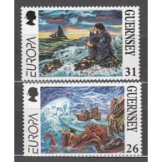 Guernsey - Correo 1997 Yvert 744/45 ** Mnh Europa