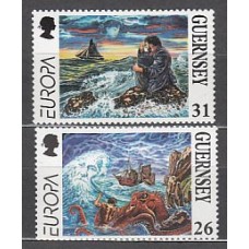 Guernsey - Correo 1997 Yvert 744/45 ** Mnh Europa
